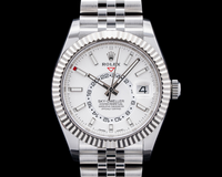 Rolex 326934 Sky Dweller SS White Dial