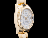 Rolex 326938 Sky Dweller 18K Yellow Gold Silver Dial