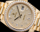 Rolex 228348RBR Day-Date 40MM 18K Yellow Gold Champagne Diamonds Dial 2024