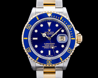 Rolex 16613 Submariner SS / 18K Yellow Gold Blue Dial